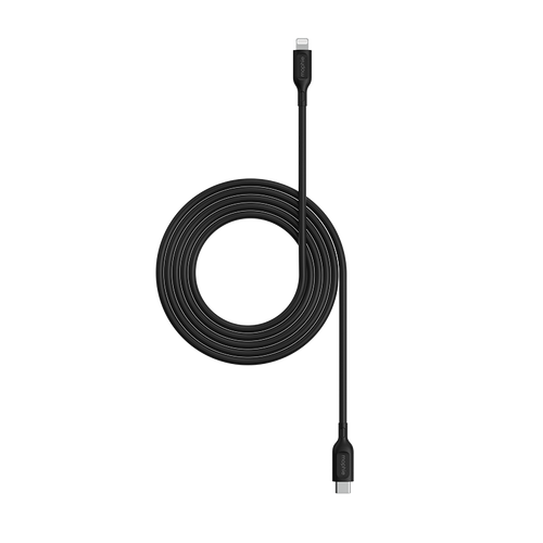 Mophie TN-2M-TPE-FG USB-C to Lightning Essential Cable (Black)