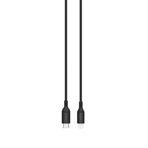 Mophie TN-2M-TPE-FG USB-C to Lightning Essential Cable (Black)