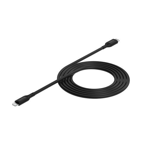 Mophie TN-2M-TPE-FG USB-C to Lightning Essential Cable (Black)