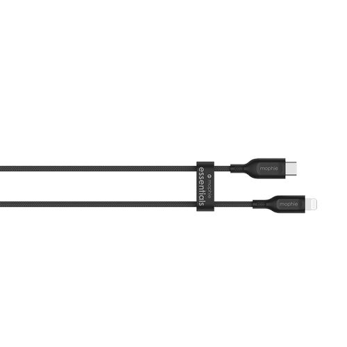 Mophie TN-1M-Braided-FG USB-C to Lightning Essential (Black)