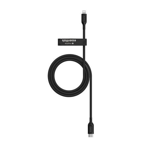 Mophie TN-1M-Braided-FG USB-C to Lightning Essential (Black)