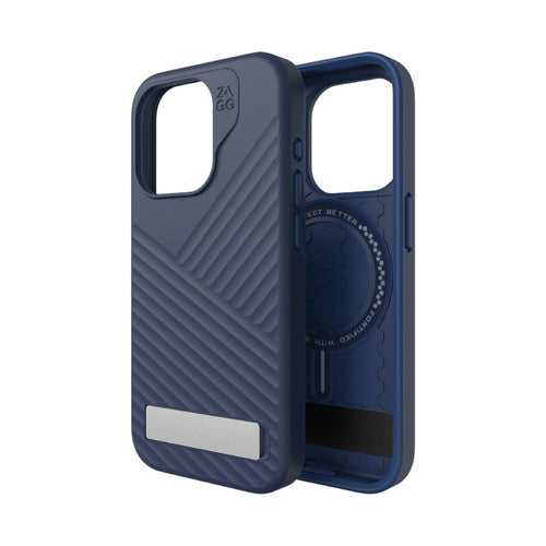 ZAGG iPhone 15 Pro Denali Snap Kickstand Case (Navy)