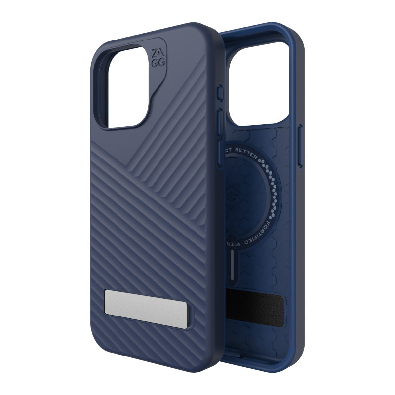 ZAGG iPhone 15 Pro Max Denali Snap Kickstand Case (Navy)