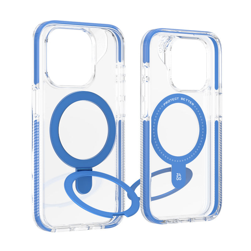 ZAGG iPhone 15 Pro Santa Cruz Snap Ring Stand (Blue)