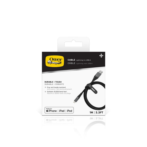 OtterBox Premium USB-A To Lightning 1m Cable (Dark Ash)