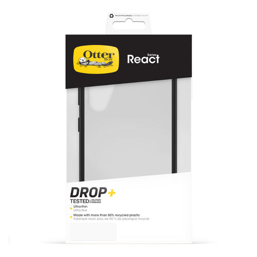Otterbox React S24 Black Crystal for Samsung (Clear/Black)
