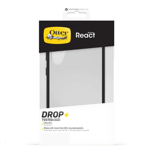 Otterbox React S24 Plus Black Crystal Case for Samsung (Clear/Black)