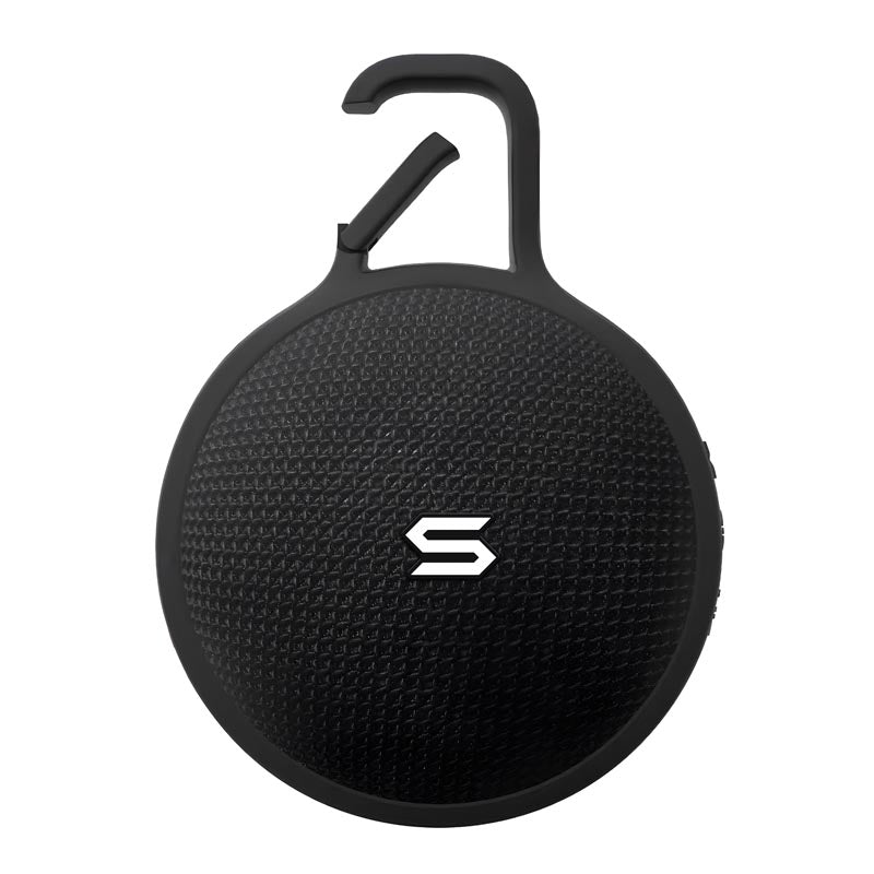 SOUL SS90BK S-S-STORM MINI Ultra Portable Wireless Speaker with Clip, Black