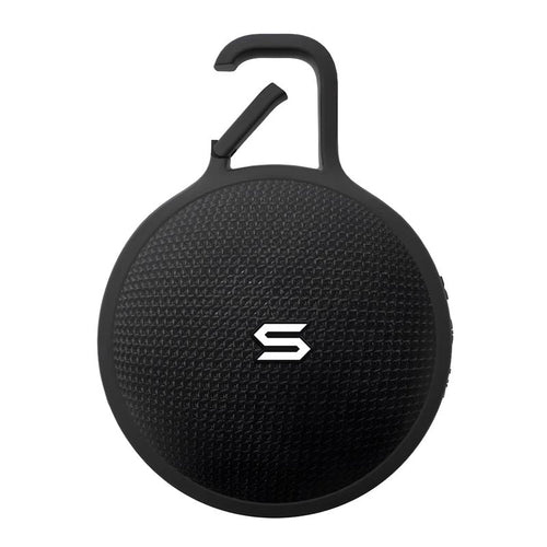 SOUL SS90BK S-S-STORM MINI Ultra Portable Wireless Speaker with Clip, Black