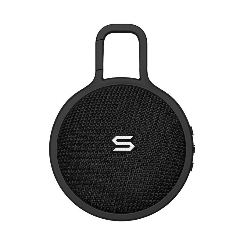 SOUL SS90BK S-S-STORM MINI Ultra Portable Wireless Speaker with Clip, Black
