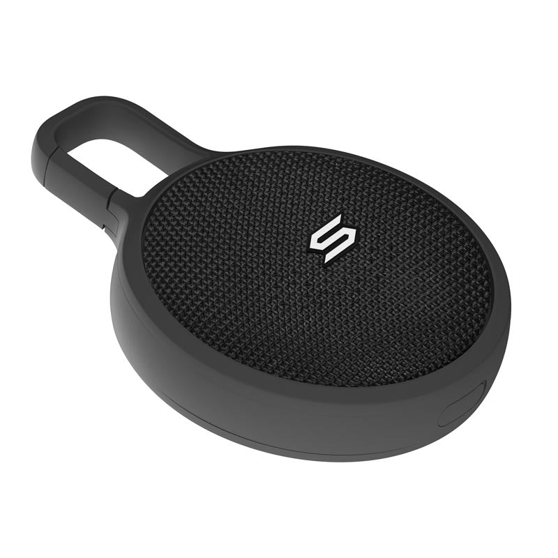 SOUL SS90BK S-S-STORM MINI Ultra Portable Wireless Speaker with Clip, Black
