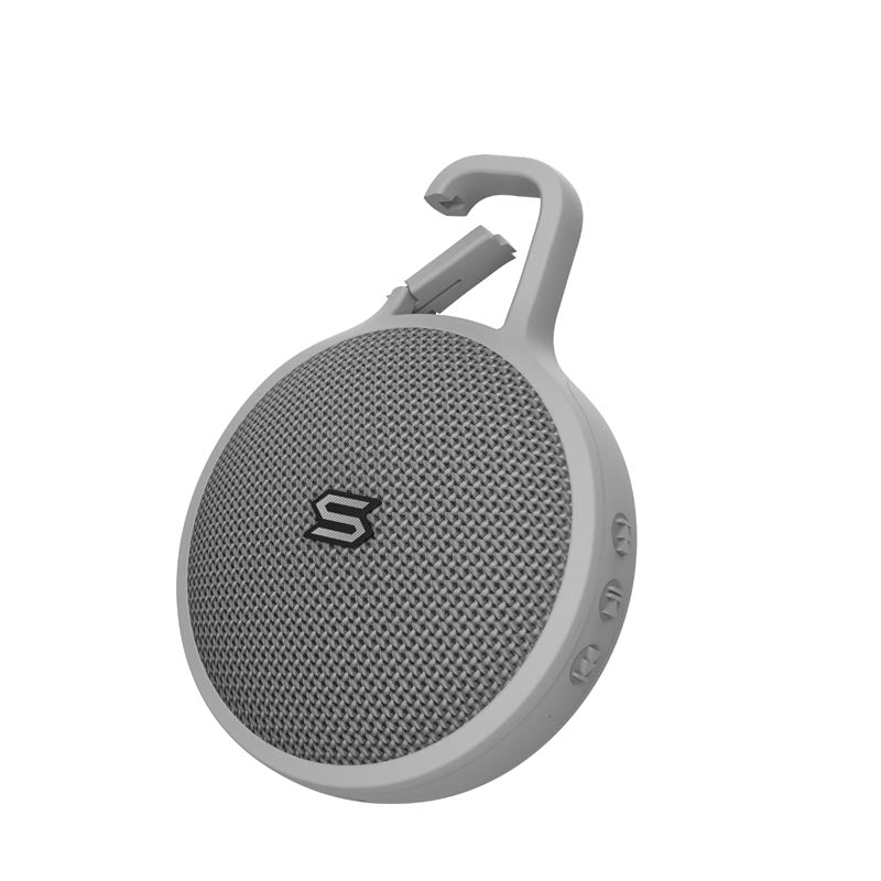 SOUL SS90GY S-STORM MINI Ultra Portable Wireless Speaker with Clip, Grey