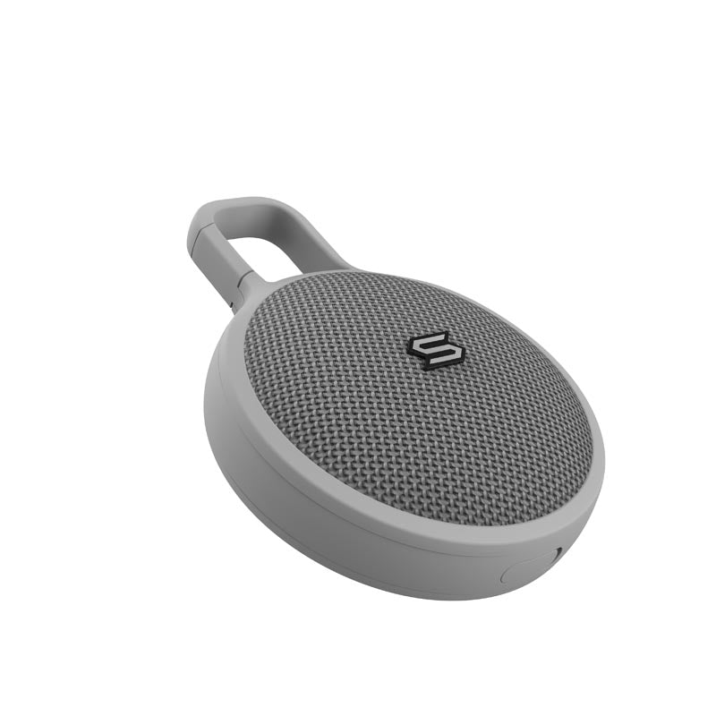 SOUL SS90GY S-STORM MINI Ultra Portable Wireless Speaker with Clip, Grey