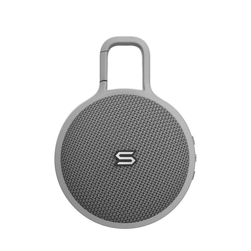 SOUL SS90GY S-STORM MINI Ultra Portable Wireless Speaker with Clip, Grey