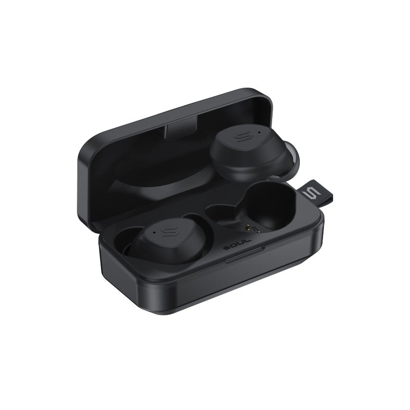 SOUL SS97BK S-FIT+ All Conduction TWS Earphone with Colour Sleeves (Black)