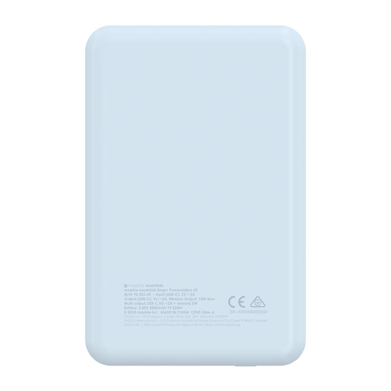 Mophie MP-401113397 Snap+ Powerstation 5K Power Bank (Blue)