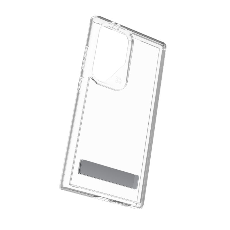 Zagg Crystal S24 Ultra Palace with Kick Stand for Samsung (Clear)