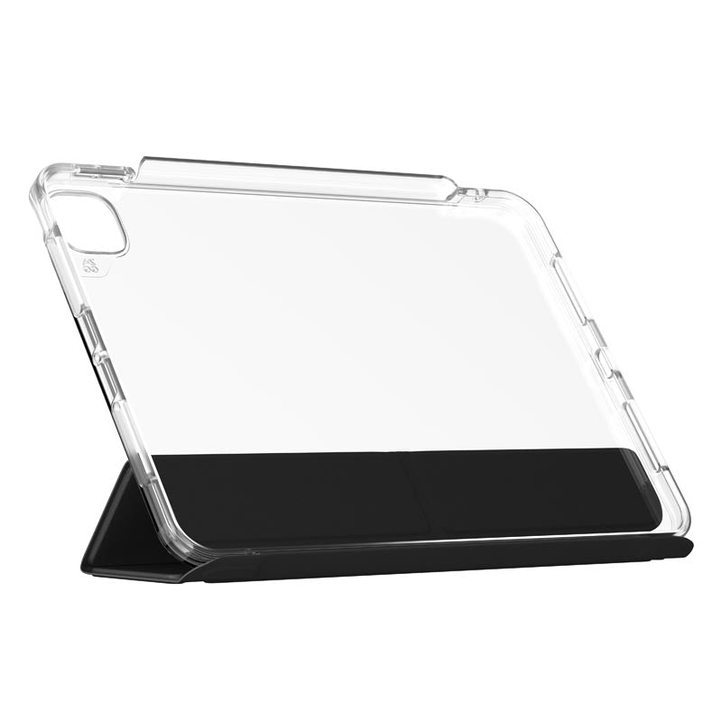 Zagg ZG-702314518 iPad Pro 13 2024 Crystal Palace Folio Case  (Clear/Black)