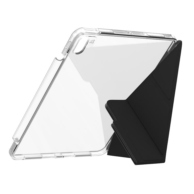 Zagg ZG-702314519 iPad Air 11 2024 Crystal Palace Folio Case (Clear/Black)