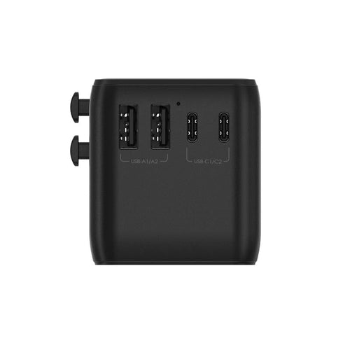 Mophie MP-409917457 Gan PD35W 3C2A Universal Travel Adapter (Black)