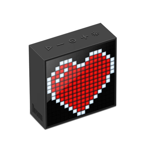 Divoom D-Timebox-Evo/Pixels 16X16 Display with 6W DSP-Tuned 360° Speaker (Black)