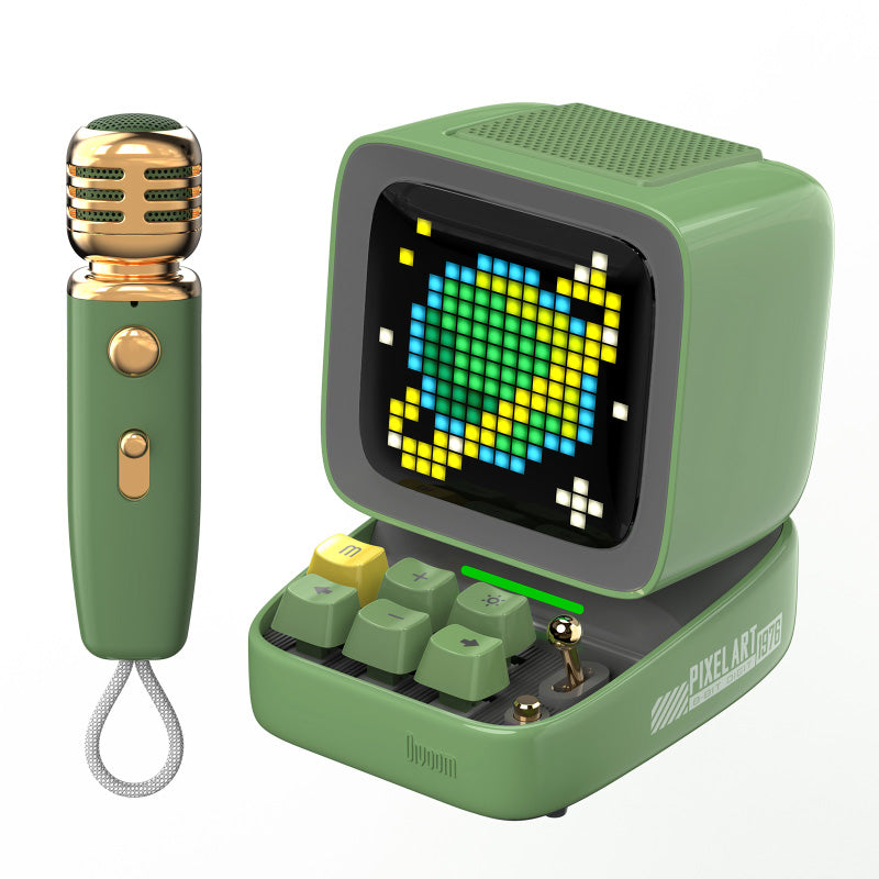 Divoom Ditoo-Mic Retro Pixel Art BT Speaker (Green)