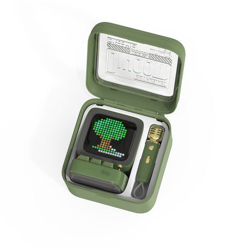 Divoom Ditoo-Mic Retro Pixel Art BT Speaker (Green)