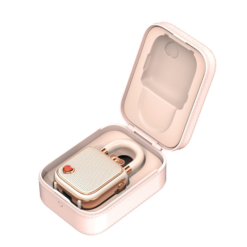 Divoom D-LoveLock-PK/Ultra Mini Portable Speaker with TWS (Pink)