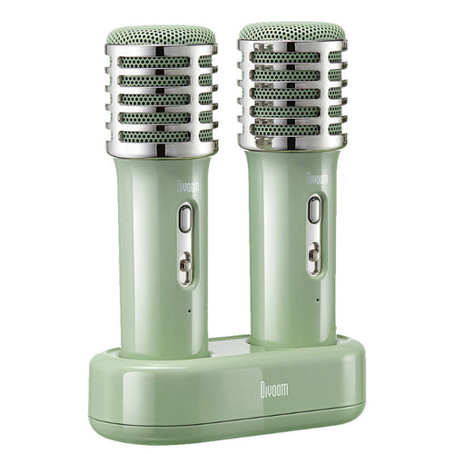Divoom Songbird Portable Karaoke Set (Green)
