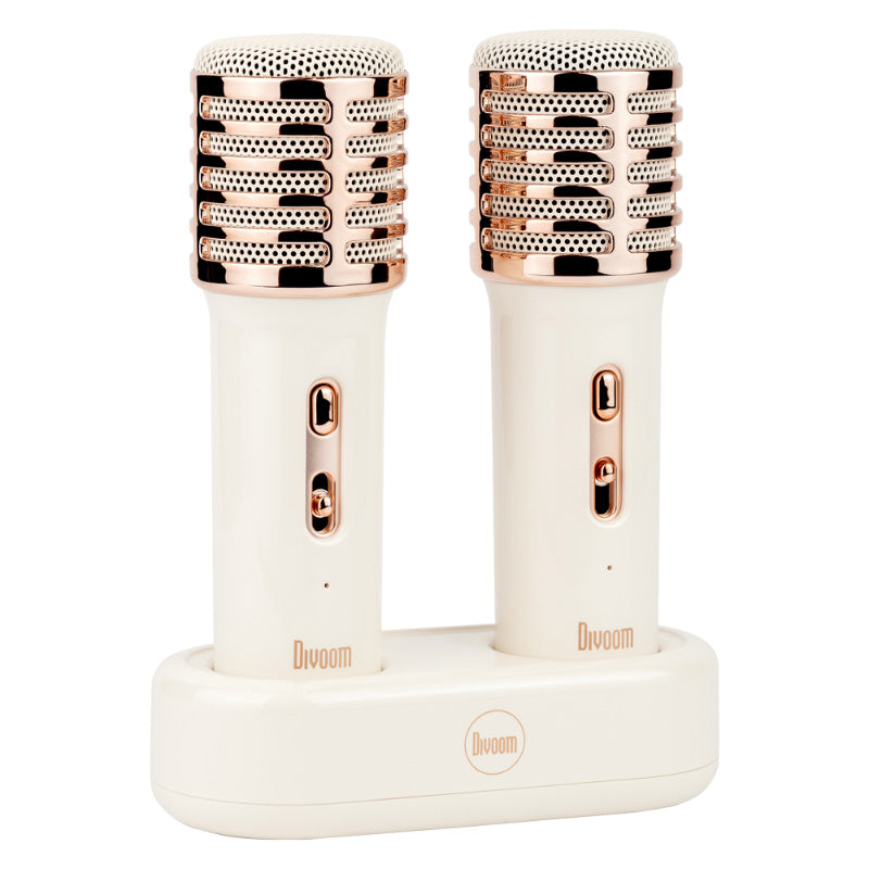 Divoom Songbird Portable Karaoke Set (White)