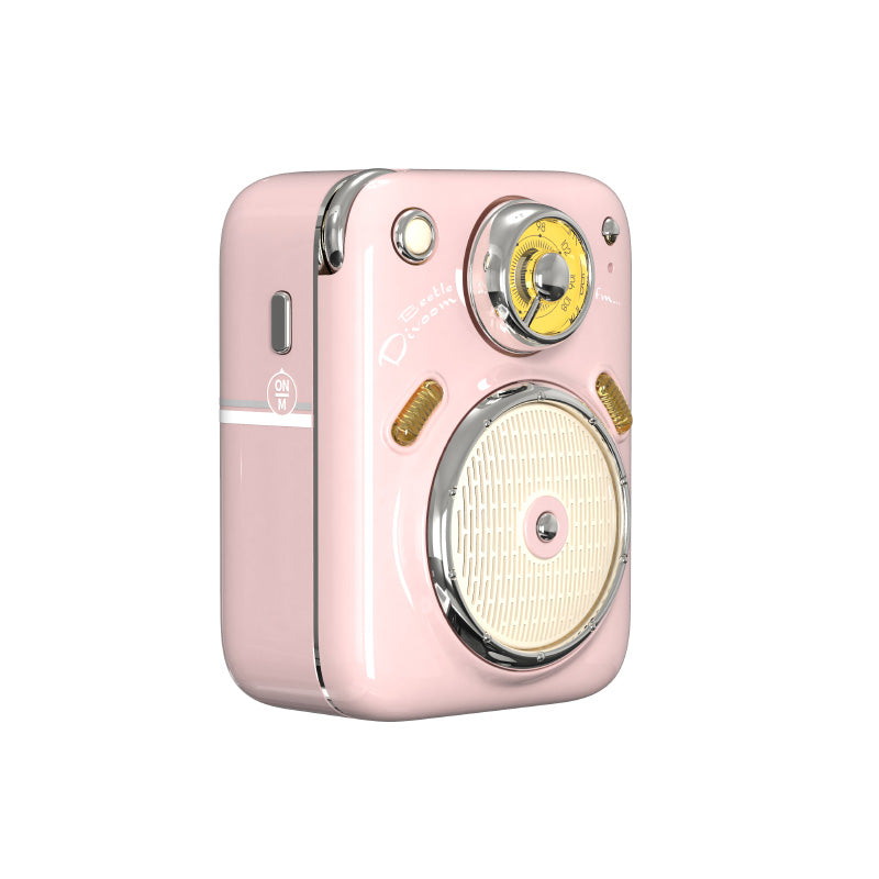 Divoom D-Beetles FM Speaker (Pink)