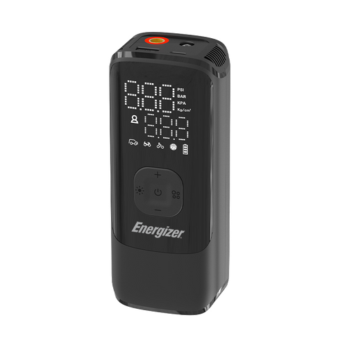 Energizer PAC4000 Portable Air Compressor with 2000mAh Power Bank
