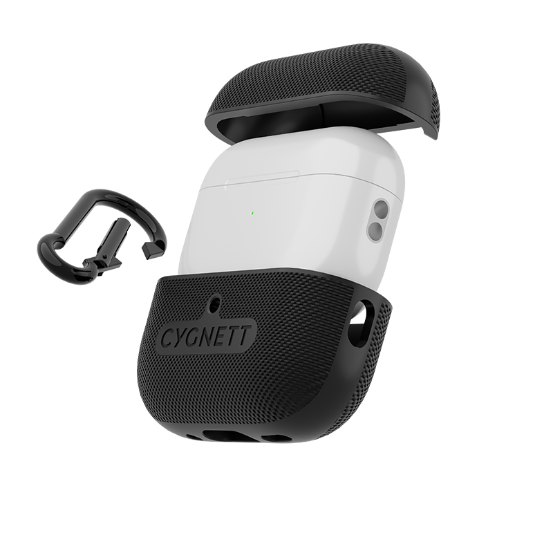 Cygnett CY4280TEKVI TekView AirPods Pro 2 Case (Black / Grey)
