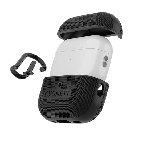 Cygnett CY4280TEKVI TekView AirPods Pro 2 Case (Black / Grey)
