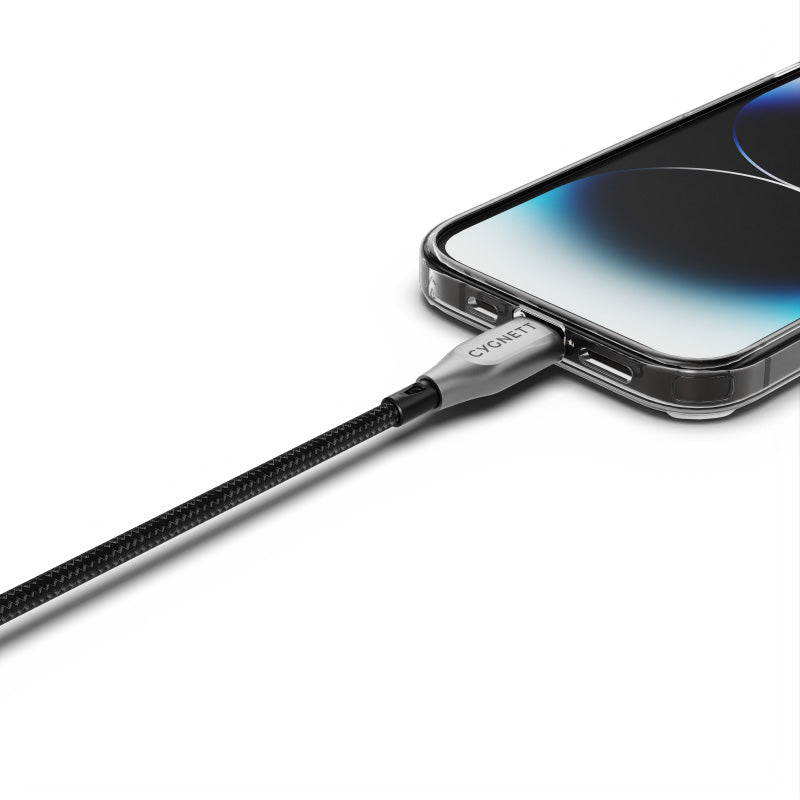 Cygnett CY4667PCCCL Armoured Lightning To USB-C Cable 1M (Black)