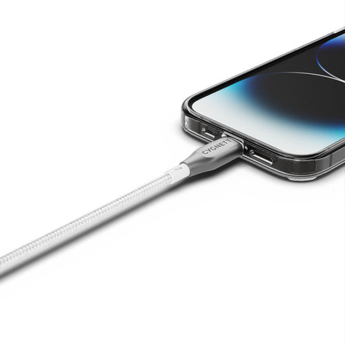 Cygnett CY4668PCCCL Armoured Lightning To USB-C Cable 1M (White)