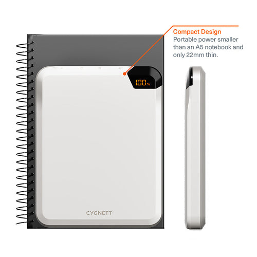 Cygnett CY5128PBCHE VertPWR 25K Laptop Power Bank (Champagne)
