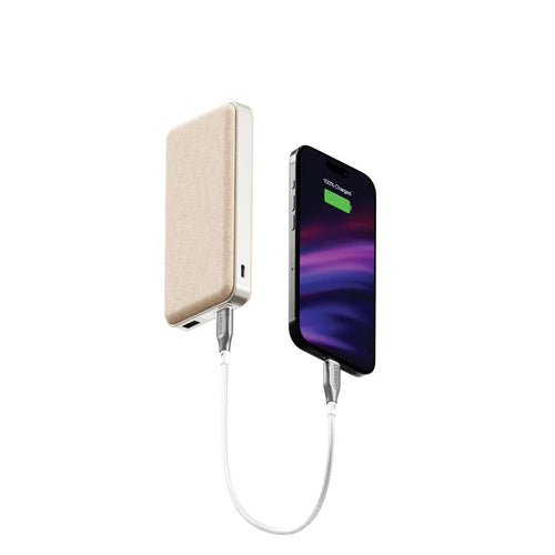 Cygnett CY5181PBCHE ChargePro 20K PD 30W Power Bank (Champagne)