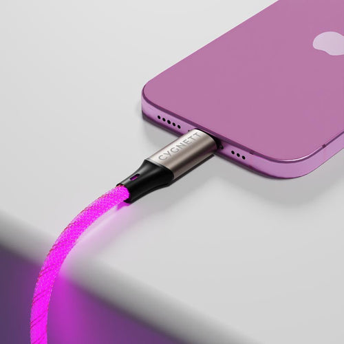 Cygnett CY5212 Illuminate USB-C to USB-A 1.2m Light Up Cable