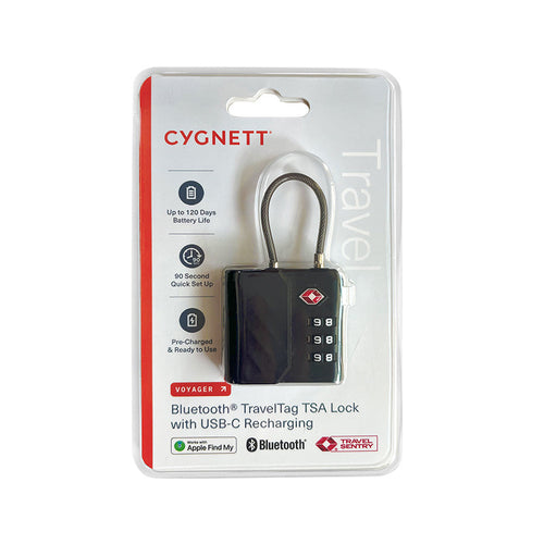 Cygnett CY5317VOYTL Voyager TravelTag TSA Lock (Black0