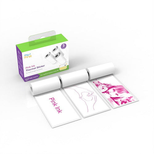 myFirst Insta Wi Thermal Sticker White With Pink Ink