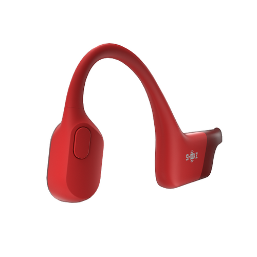 Shokz OpenRun Bone Conduction Open-Ear Headphones (Red)