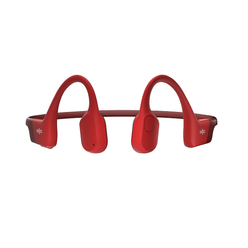 Shokz OpenRun Bone Conduction Open-Ear Headphones (Red)