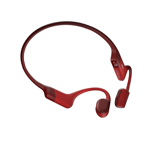 Shokz OpenRun Bone Conduction Open-Ear Headphones (Red)