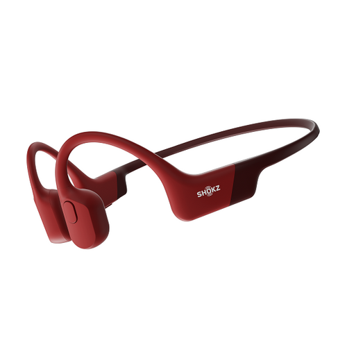 Shokz OpenRun Bone Conduction Open-Ear Headphones (Red)