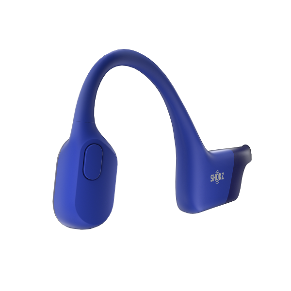 Shokz OpenRun Bone Conduction Open-Ear Headphones (Blue)