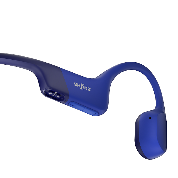 Shokz OpenRun Bone Conduction Open-Ear Headphones (Blue)