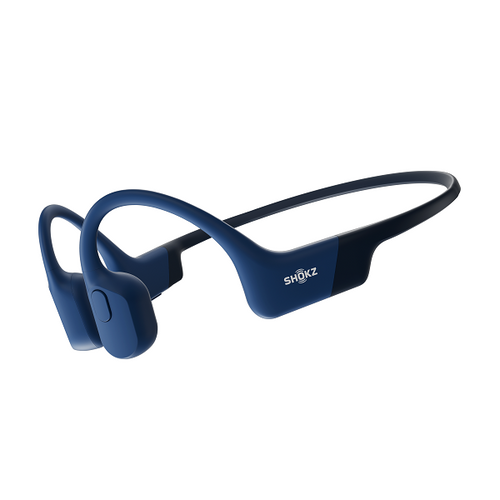 Shokz OpenRun Bone Conduction Open-Ear Headphones (Blue)