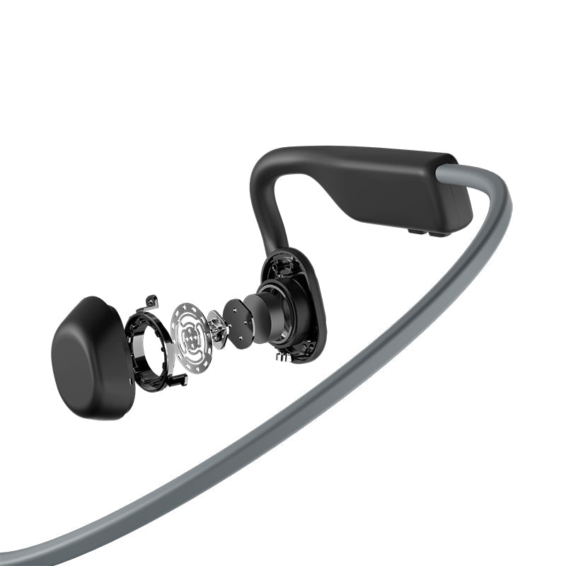 Shokz OpenMove Bone Conduction Open-Ear Headphones (Grey)