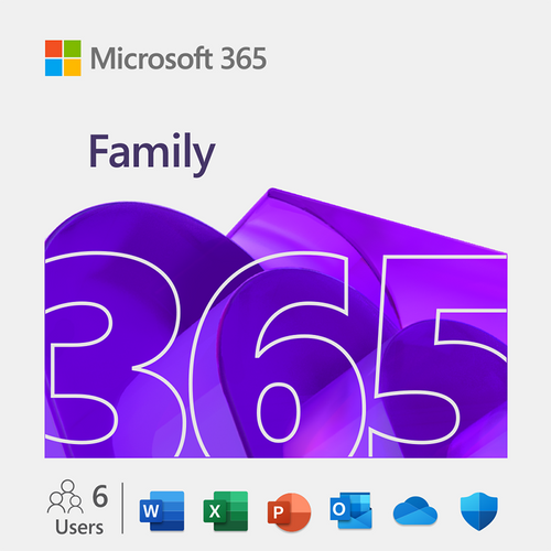 Microsoft Office 365 Family One Year Subscription [Digital Download]